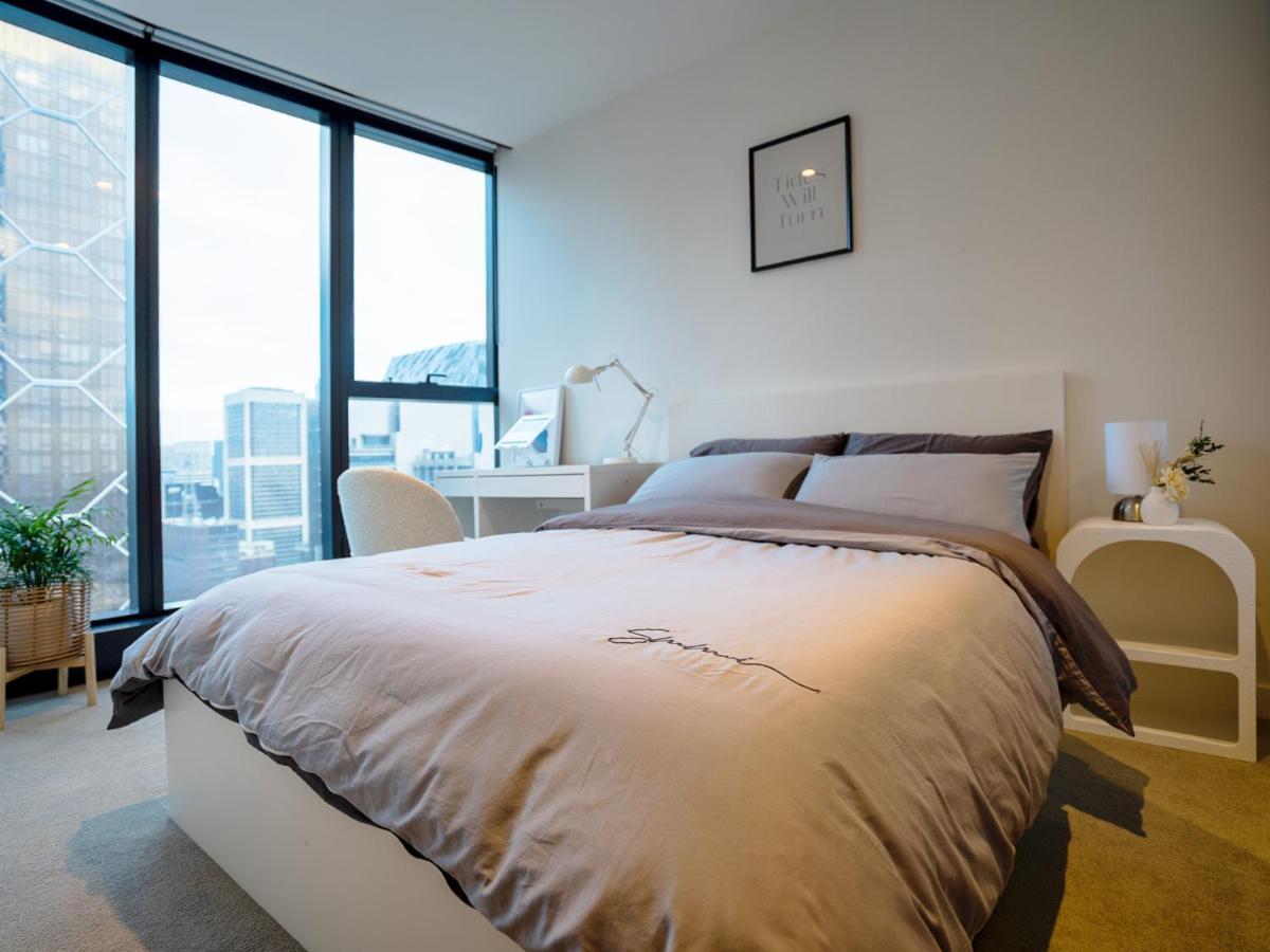 Cozy & Spacious 2B2B Apt In Cbd Ville de Ville de Melbourne Extérieur photo